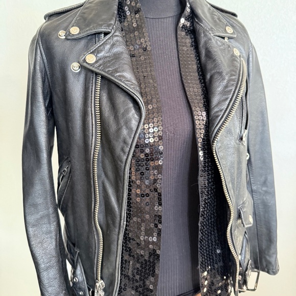 SCHOTT NYC leather motorcycle jacket - Picture 2 of 6